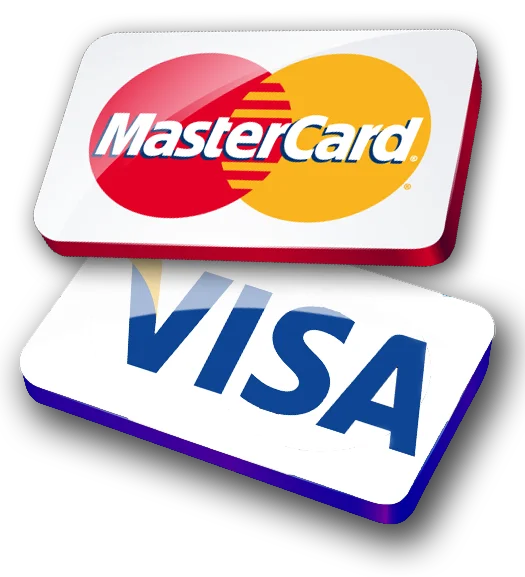 Kortbetalning med Mastercard och Visa